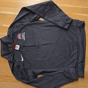 NWT Nike Men's Large Pullover Quarter Zip Ohio State Women's Basketball Top